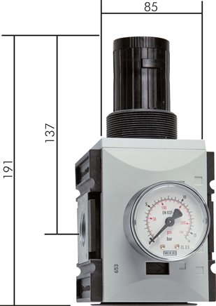 Exemplarische Darstellung: Druckregler - Futura-Baureihe 4